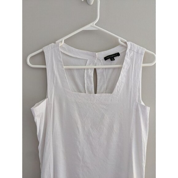 For Cynthia Linen Lagenlook Mixed Media Beachy Dress Size S - Picture 5 of 10